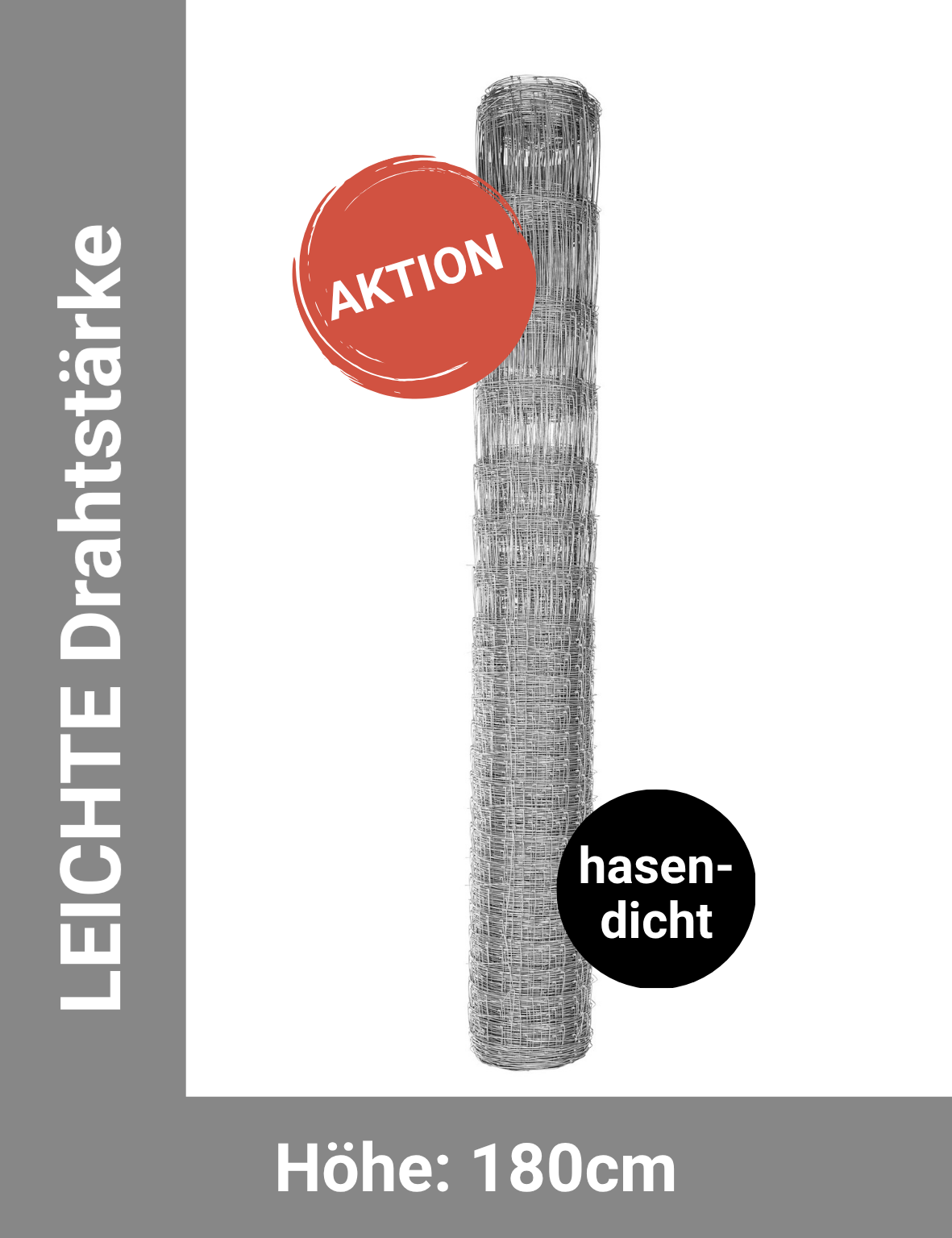 Wildzaun - Leichte Drahtstärke 180/24/15AK