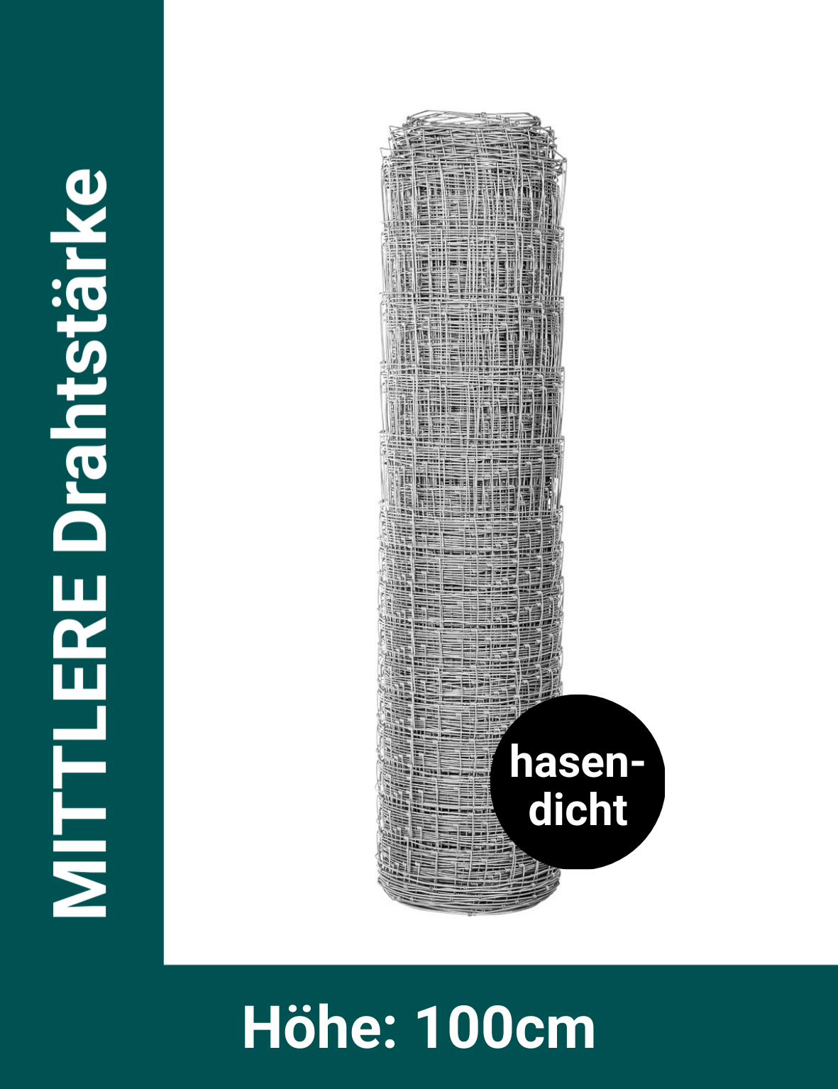 Wildzaun - Mittlere Drahtstärke 100/16/15M