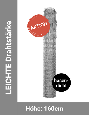 Wildzaun - Leichte Drahtstärke 160/23/15