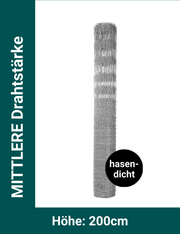 Wildzaun - Mittlere Drahtstärke 200/25/15M