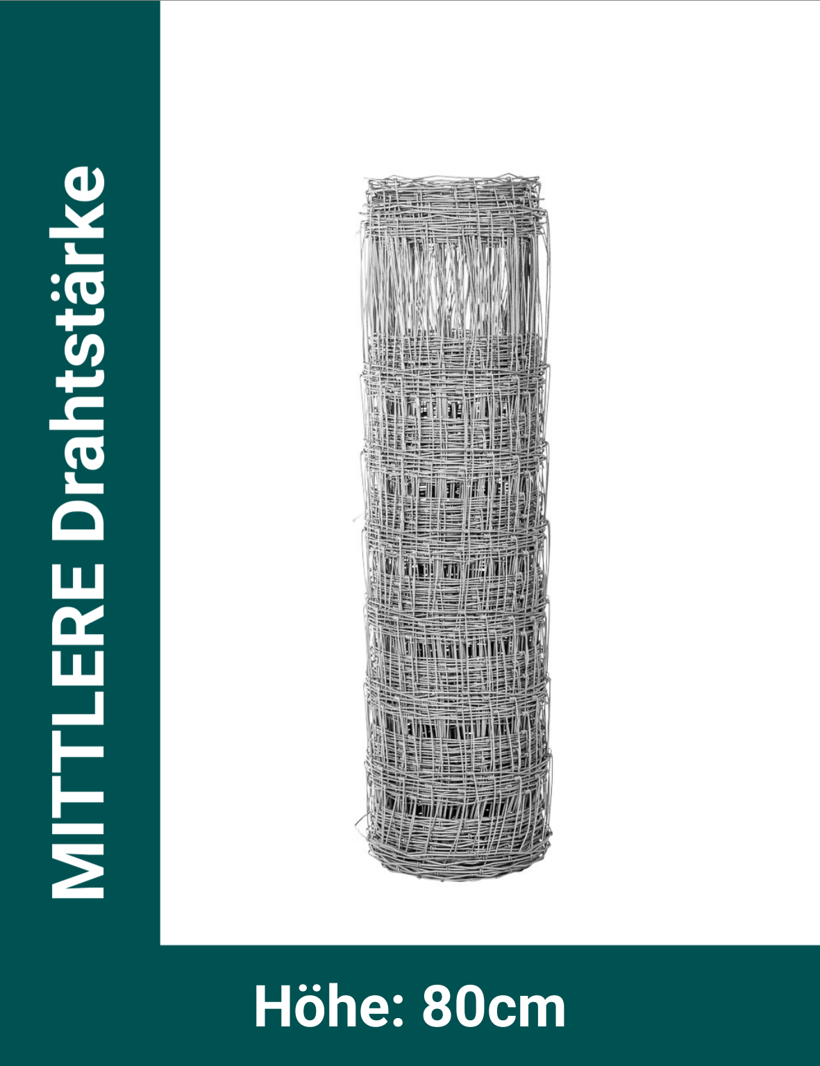 Wildzaun - Mittlere Drahtstärke 80/08/15M